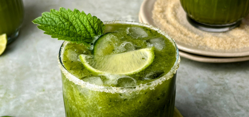 Tonic rafraîchissant au concombre et matcha
